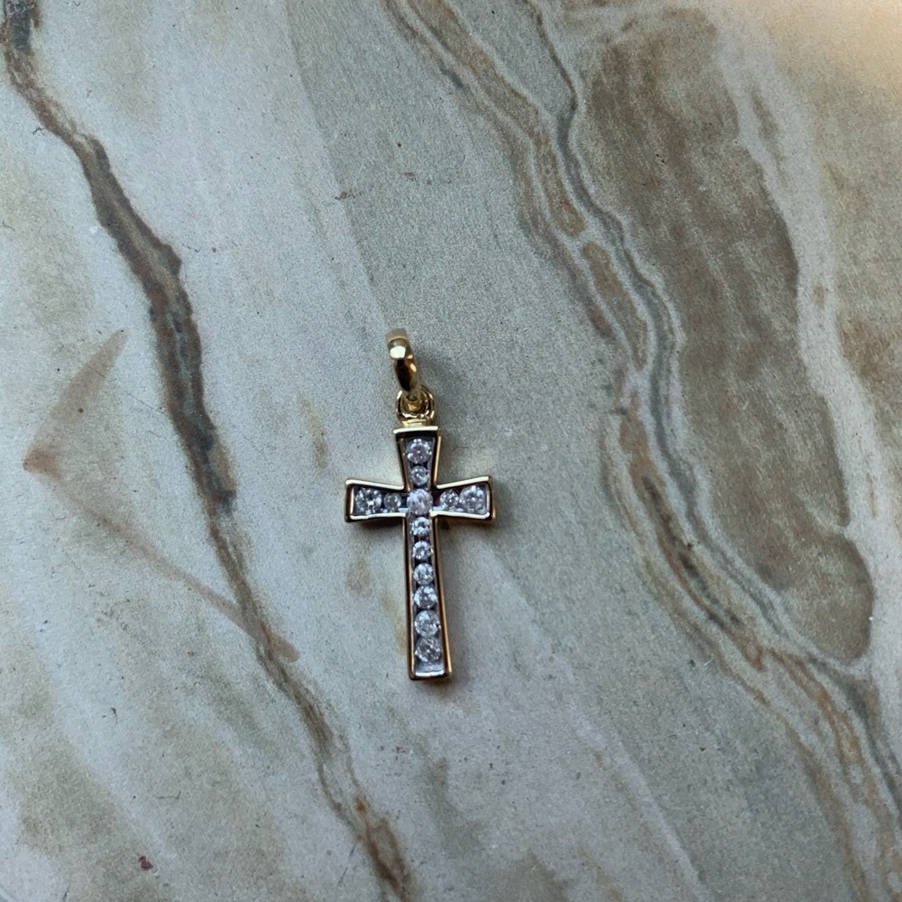 New Diamond Cross Pendant